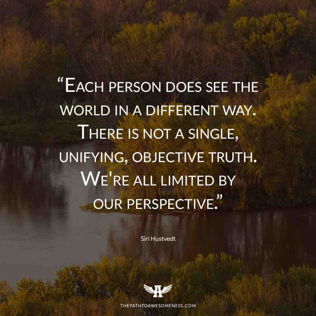 perspective quote shit your ego says