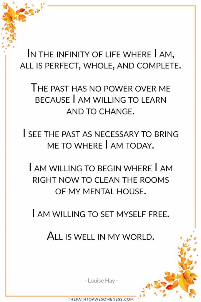 You Can Heal Your Life affirmation