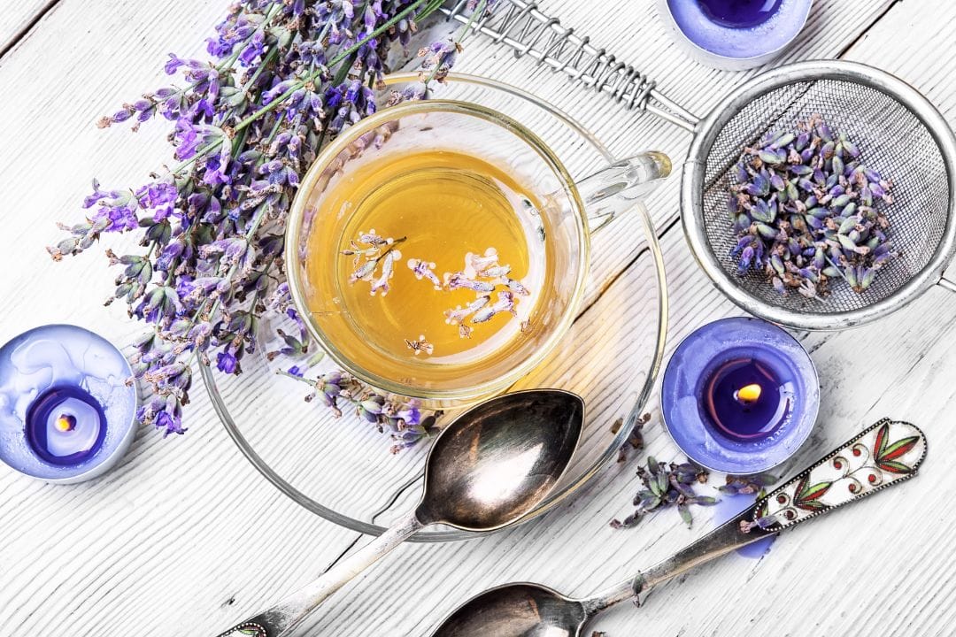 Bugleweed tea for thyroid health and calming symptoms